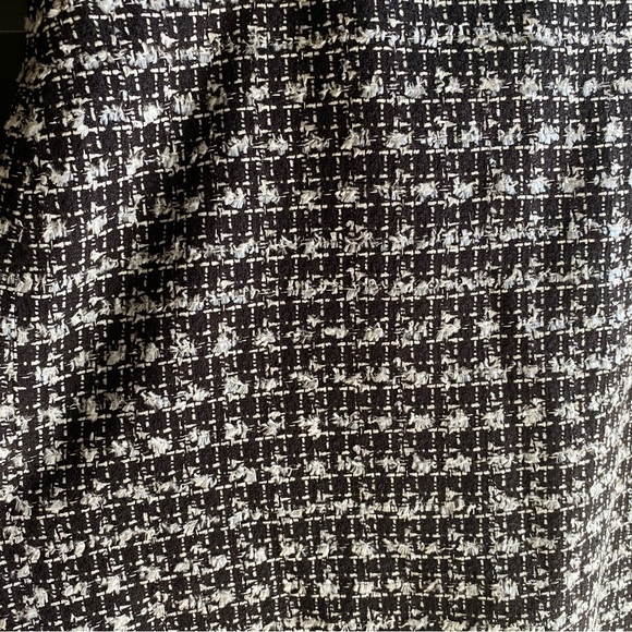 NWT Talbots Black and White Classic Tweed Pencil Skirt Size 12P - Picture 5 of 9